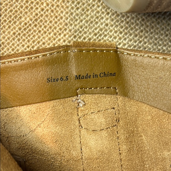 Dolce Vita Tan Ankle Booties with Suede Finish - Picture 8 of 10